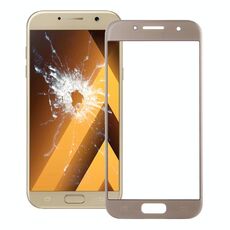 Per Galaxy A7 (2017) / A720 Lente in vetro esterno per schermo frontale (oro)
