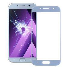 Per Galaxy A7 (2017) / A720 Lente in vetro esterno per schermo frontale (blu)