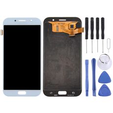 Schermo LCD originale Super AMOLED per Galaxy A7 (2017), A720F, A720F/DS con digitalizzatore assemblaggio completo (blu)