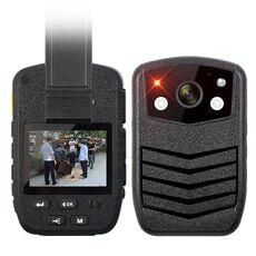 ZF902 HD 2.0 pollici Display IP56 Mini DVR impermeabile Registratore per le forze dell'ordine con visione notturna (nero)
