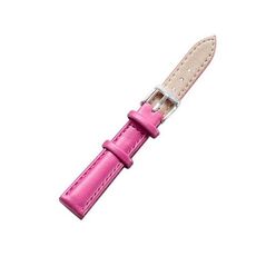 CAGARNY Cinturino per orologi alla moda semplice Cinturino in pelle con fibbia argento, larghezza: 14 mm (magenta)