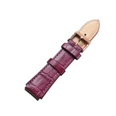 CAGARNY Simple Fashion Watches Band Cinturino in pelle con fibbia in oro, larghezza: 18 mm (viola)