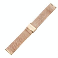 CAGARNY Cinturino per orologio in metallo con cinturino alla moda semplice, larghezza: 20 mm (oro)