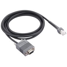 Cavo dati seriale per scanner da 2 m RS232 a RJ45 per Symbol LS2208 (grigio)