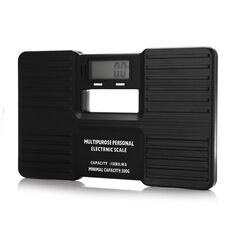 Bilancia elettronica digitale personale portatile multiuso AW-815 (300 g-150 kg), batterie escluse (nero)