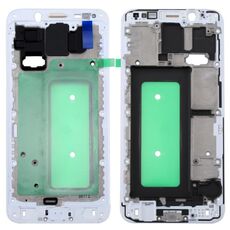 Per Galaxy C8 Alloggiamento frontale Cornice per cornice LCD (bianca)