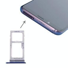 Per Galaxy S9+ / S9 Vassoio SIM e SIM / Micro SD (blu)