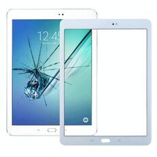 Per Galaxy Tab S2 9.7 / T810 / T813 / T815 / T820 / T825 Lente in vetro esterno per schermo frontale (bianco)