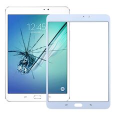 Per Galaxy Tab S2 8.0 / T713 Lente in vetro esterno per schermo frontale (bianco)