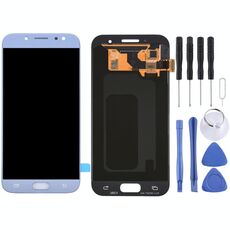 Schermo LCD originale Super AMOLED per Galaxy J7 (2017) / J7 Pro, J730F/DS, J730FM/DS con digitalizzatore completo (blu)
