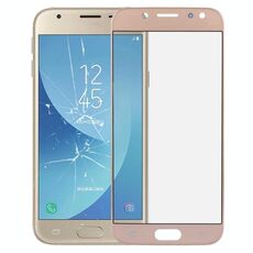 Per Galaxy J3 (2017) / J330 Lente in vetro esterno per schermo frontale (oro)