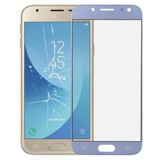 Per Galaxy J3 (2017) / J330 Lente in vetro esterno per schermo frontale (blu)