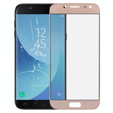 Per Galaxy J5 (2017) / J530 Lente in vetro esterno per schermo frontale (oro)