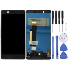 Schermo LCD TFT per Nokia 7 con assemblaggio completo di digitalizzatore (nero)