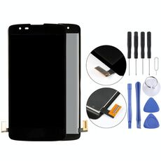 Schermo LCD TFT per LG K8 (2016) Digitizer Assemblaggio completo con cornice (nero)