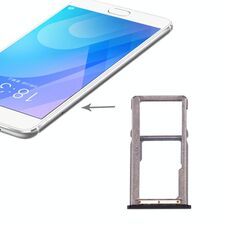Per Meizu M6 Note Vassoio per schede SIM (nero)