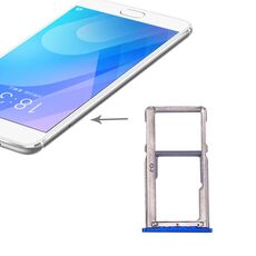 Vassoio per scheda SIM per Meizu M6 Note (blu)