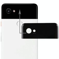 Google Pixel 2 XL Cover posteriore Copriobiettivo in vetro superiore