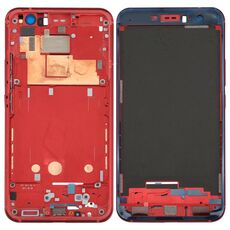 Piastra cornice cornice LCD alloggiamento anteriore per HTC U11 (rosso)