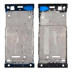 per Sony Xperia XA1 Piastra cornice cornice LCD alloggiamento anteriore (nera)