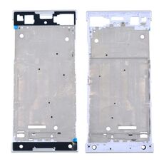 per Sony Xperia XA1 Piastra cornice cornice LCD alloggiamento anteriore (bianca)