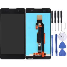 Schermo LCD OEM per Sony Xperia E5 con assemblaggio completo di digitalizzatore (nero)