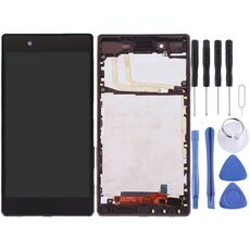 Schermo LCD OEM per Sony Xperia Z5 Digitizer Assemblaggio completo con cornice (nero)