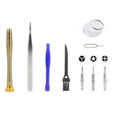 JIAFA JF-8168 Kit di strumenti aperti per riparazione di cacciaviti professionali 9 in 1 per iPhone