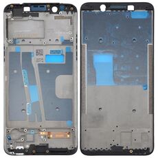 Per OPPO A73 / F5 Alloggiamento frontale Cornice per cornice LCD (nero)