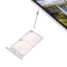 Per Xiaomi Redmi Note 3 (versione MediaTek) Vassoio per scheda SIM (argento)