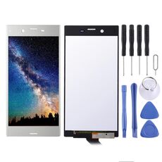 Schermo LCD originale + Touch Panel originale per Sony Xperia XZ (argento)