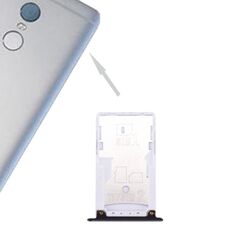 Per Xiaomi Redmi Note 4 Vassoio per schede SIM e SIM / TF (nero)