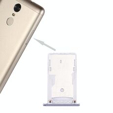 Per Xiaomi Redmi Note 3 (versione Qualcomm) Vassoio per schede SIM e SIM / TF (grigio)