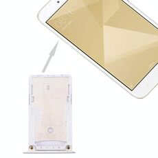 Per Xiaomi Redmi 4X SIM e vassoio per schede SIM / TF (argento)