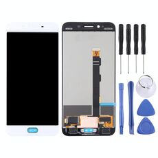 Schermo LCD TFT per OPPO R9sk Digitizer Assemblaggio completo (bianco)