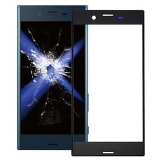 Lente in vetro esterno per schermo anteriore per Sony Xperia XZ (nero)