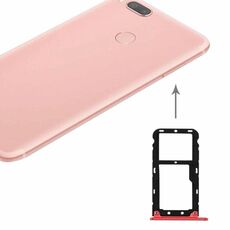 Per Xiaomi Mi 5X / A1 Vassoio per schede SIM e SIM / TF (rosso)