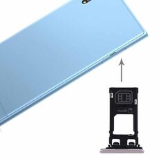 per Sony Xperia XZs (versione SIM singola) Vassoio scheda SIM e micro SD (argento)
