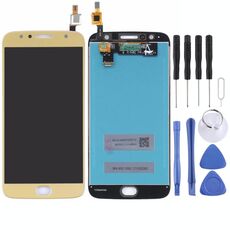 Schermo LCD TFT per Motorola Moto G5S Plus con assemblaggio completo di digitalizzatore (oro)