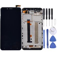 Schermo LCD OEM per Asus Zenfone 3 Max ZC553KL / X00D digitalizzatore assemblaggio completo con cornice (nero)