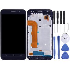 Schermo LCD OEM per ASUS Zenfone Ir ZB500KL X00AD digitalizzatore assemblaggio completo con cornice (nero)