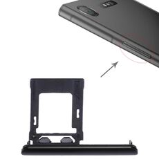 Vassoio scheda SIM / Micro SD, vassoio doppio per Sony Xperia XZ1 (nero)