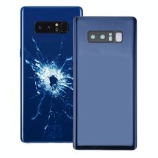 Cover posteriore per Galaxy Note 8 con copriobiettivo fotocamera (blu)