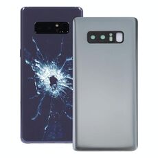 Cover posteriore per Galaxy Note 8 con copriobiettivo fotocamera (argento)