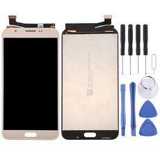 Schermo LCD originale + Touch Panel originale per Galaxy J7 V / J7 Perx, J727V, J727P (oro)