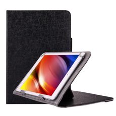 Custodia in pelle a vibrazione orizzontale con struttura a tratti universale con supporto per tablet PC da 7 pollici (nero)