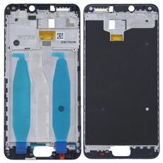 Piastra cornice cornice LCD alloggiamento anteriore per Asus Zenfone 4 Max ZC554KL X00IS X00ID (nero)