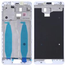 Piastra cornice cornice LCD alloggiamento anteriore per Asus Zenfone 4 Max ZC554KL X00IS X00ID (bianco)