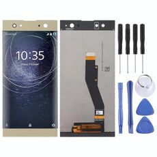 Schermo LCD OEM per Sony Xperia XA2 Ultra con assemblaggio completo di digitalizzatore (oro)