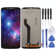 Schermo LCD TFT per Motorola Moto E5 Plus con assemblaggio completo di digitalizzatore (nero)